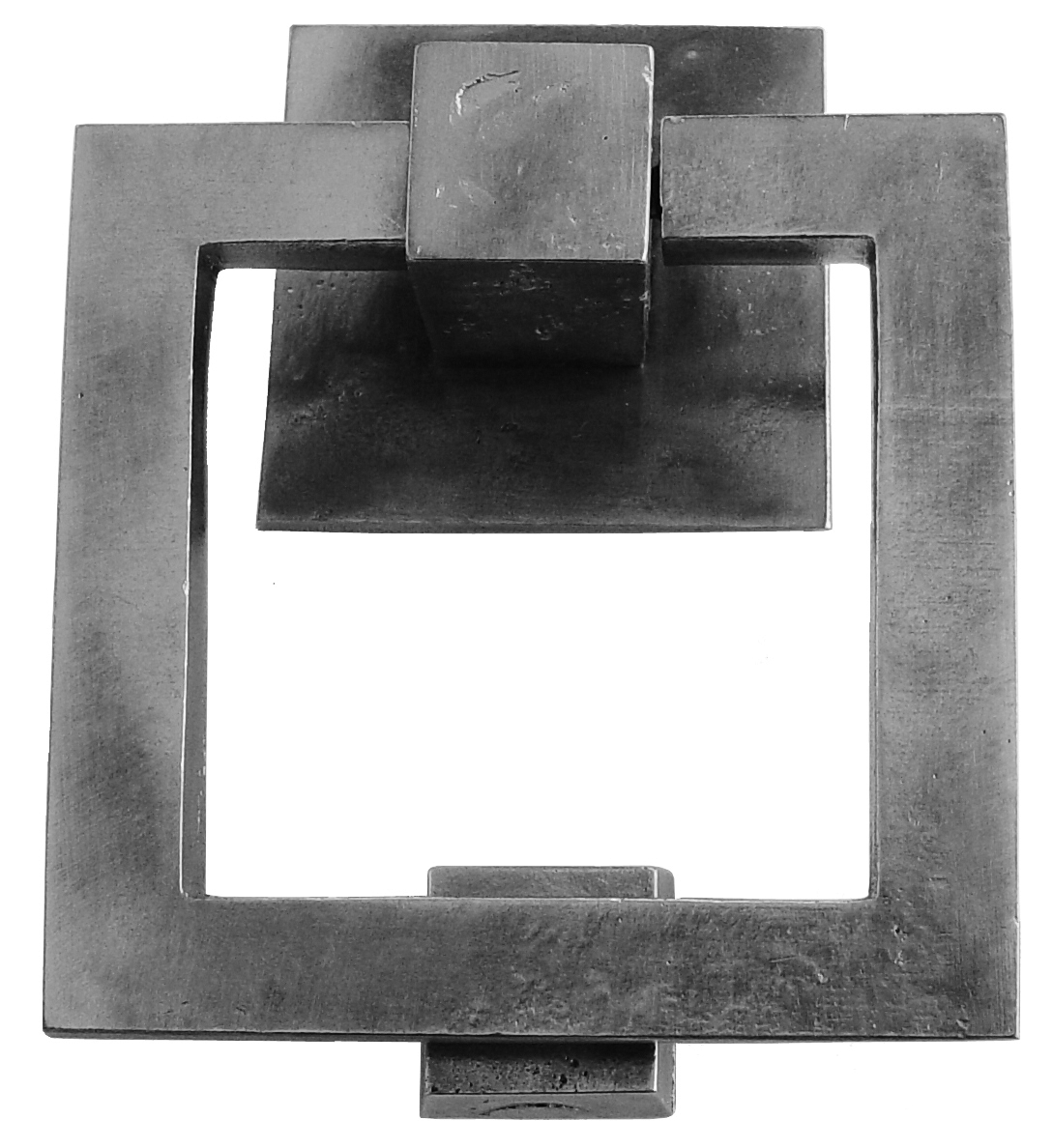 GOLPEADOR CUADRADO 1519 PLATA ANTIGUA